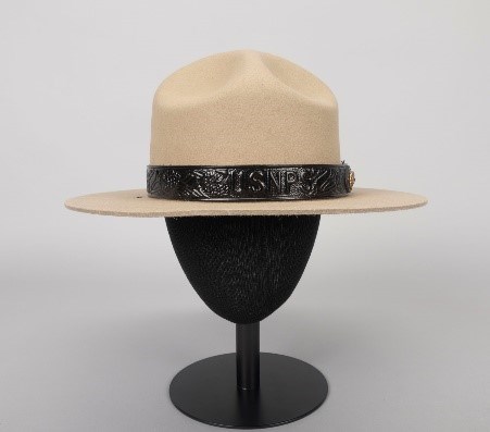 Broad brimmed ranger hat