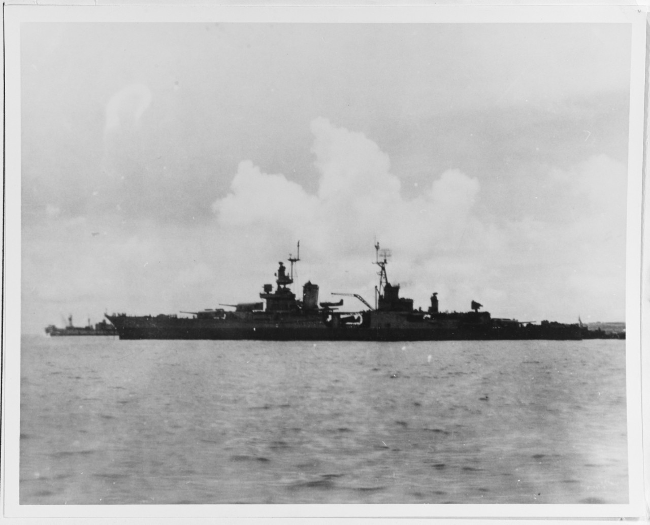 USS Indianapolis Discovered Analysis Of A Shipwreck Site U S   USS Indianapolis Preparing To Leave Tinian 