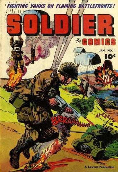 Soldiers on magazine cover from 1960s