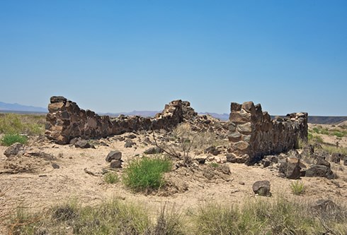 Collectively, during Fort Craig's 30-year occupation, thousands of troops lived and worked surrounded by such amenities as storehouses, a hospital and a school of their children. Photo © Jack Parsons Collectively, during Fort Craig's 30-year occupation, thousands of troops lived and worked surrounded by such amenities as storehouses, a hospital and a school of their children. Photo © Jack Parsons