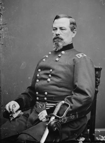 General McDowell sitting in a chair