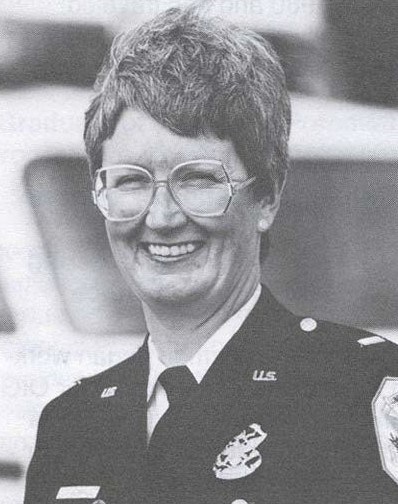 Portrait of Jane Marshall in her US Park Police uniform.