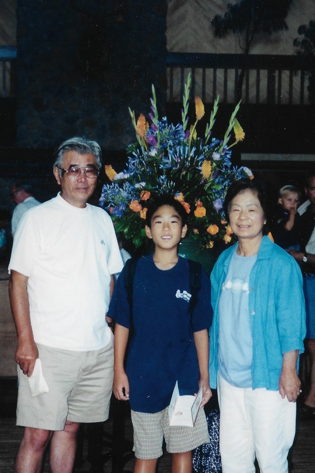 Kurt as a child with his grandparents at Yosemite National Park