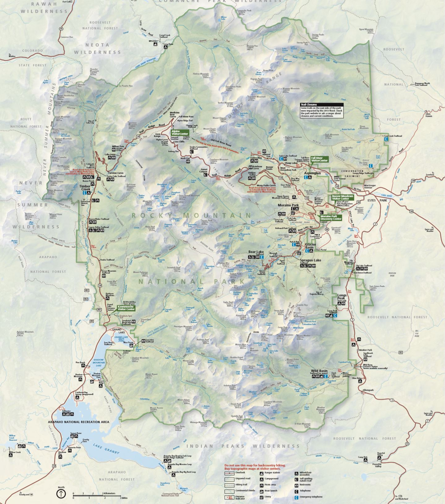 Colorado Mountain Peaks Map Stratotype Inventory—Rocky Mountain National Park, Colorado (U.s. National  Park Service)