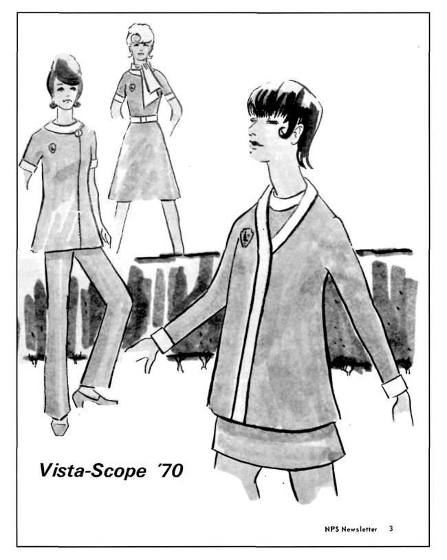 Vista-scope-70.jpg sketches of women in uniforms with Vista-Scope '70 heading