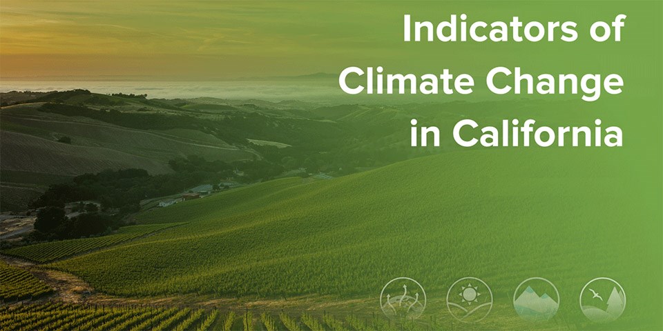 Indicators of Climate Change in California report graphic