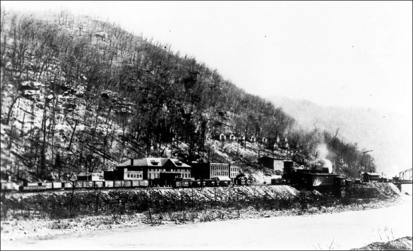 Image of Delivery of coal up steep steps in old part of