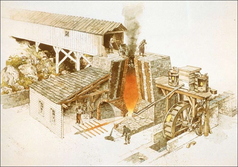 ancient blast furnace