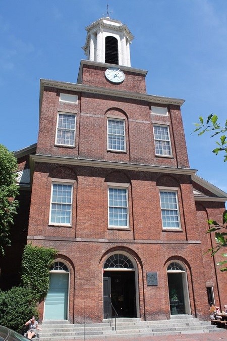 Charles Street Meeting House The Charles Street Meeting House, a red brick building with a white, wooden steeple