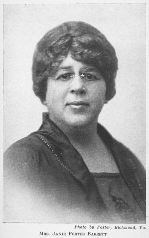 Janie Porter Barrett. Photo courtesy of the Schomburg Center for Research in Black Culture, Jean Blackwell Hutson Research and Reference Division, The New York Public Library. Janie Porter Barrett. Photo courtesy of the Schomburg Center for Research in Black Culture, Jean Blackwell Hutson Research and Reference Division, The New York Public Library.
