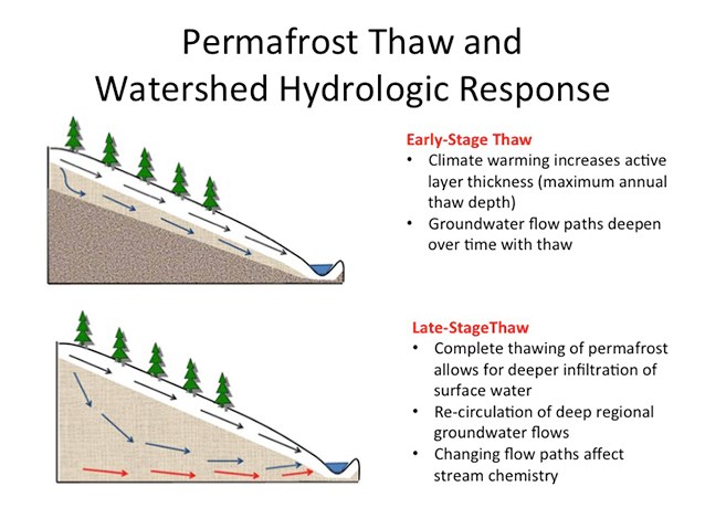 Potential Effects of Permafrost Thaw on Arctic River Ecosystems (U.S.  National Park Service)