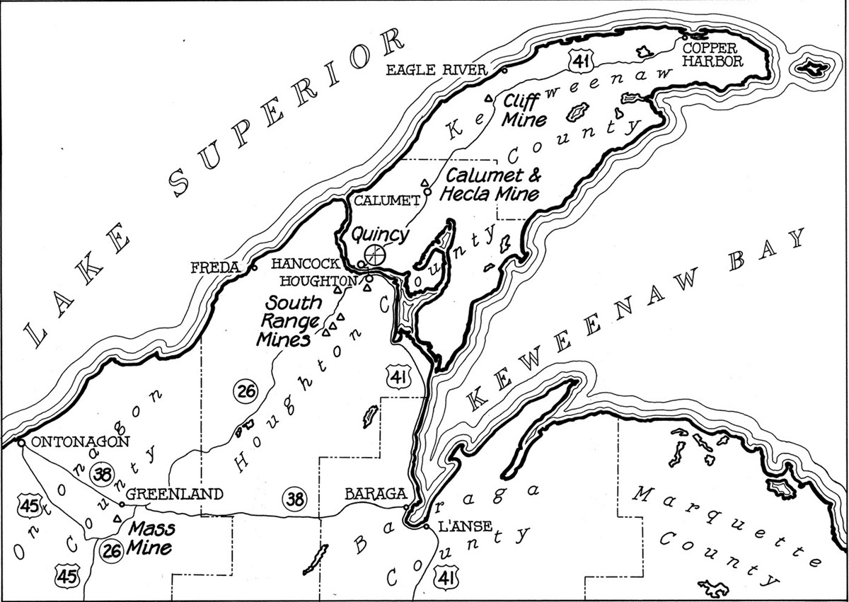 The No 2 Quincy Shaft Rockhouse 9240 Feet Into The Earth Teaching With Historic Places Us 2511