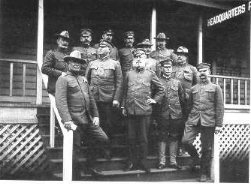 Major General Greely commanding the U.S. Army's Pacific Division at the Presidio. National Archives and Records Center, General Greely Album