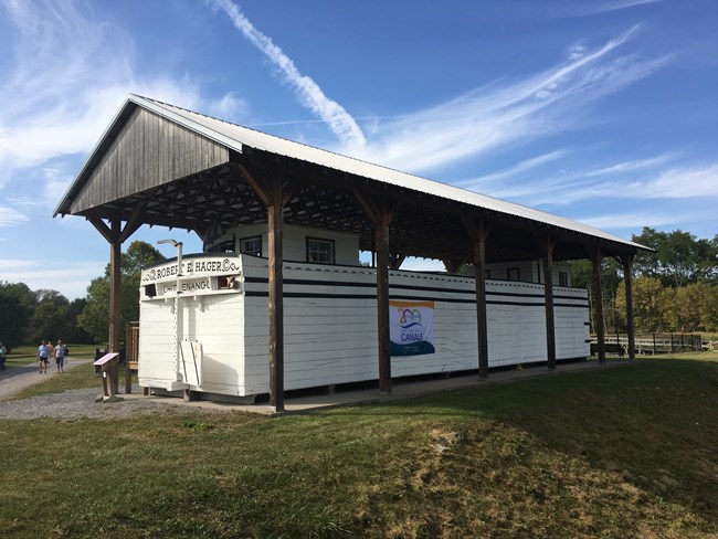 The third day of the conference visited Chittenango Landing Canal Boat Museum, a restored dry-dock / NPS Photo