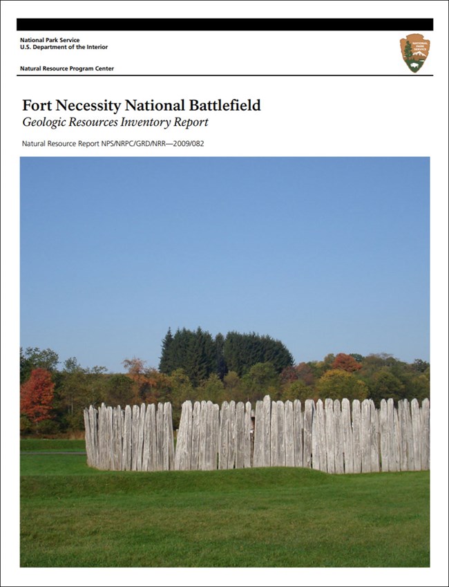 link to fort necessity gri report download site fort necessity gri report cover with photo of board fence and trees