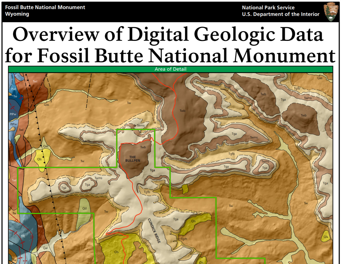 NPS Geodiversity Atlas—Fossil Butte National Monument, Wyoming (.  National Park Service)