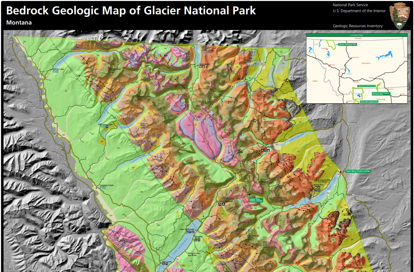 Nps Geodiversity Atlas Glacier National Park Montana U S National Park Service