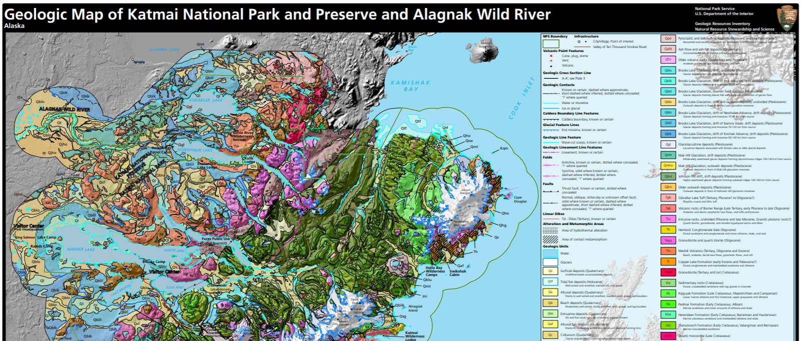 NPS Geodiversity Atlas—Katmai National Park & Preserve, Alaska