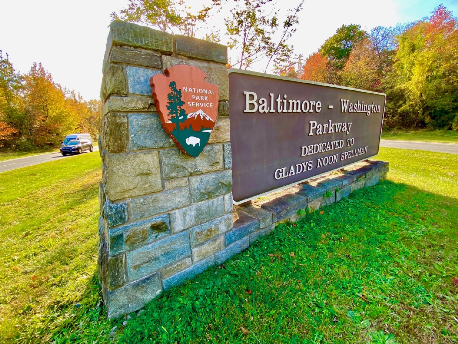 BAWA Parkway sign