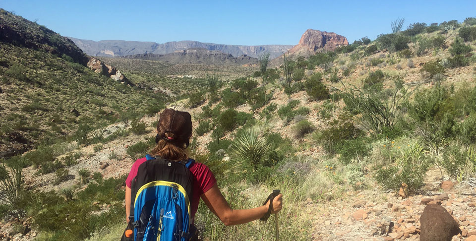 desert hiking