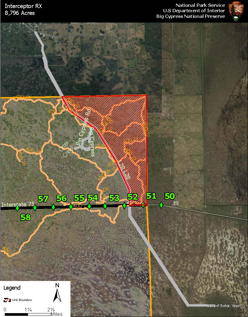 Interceptor Prescribed Fire Closure Area