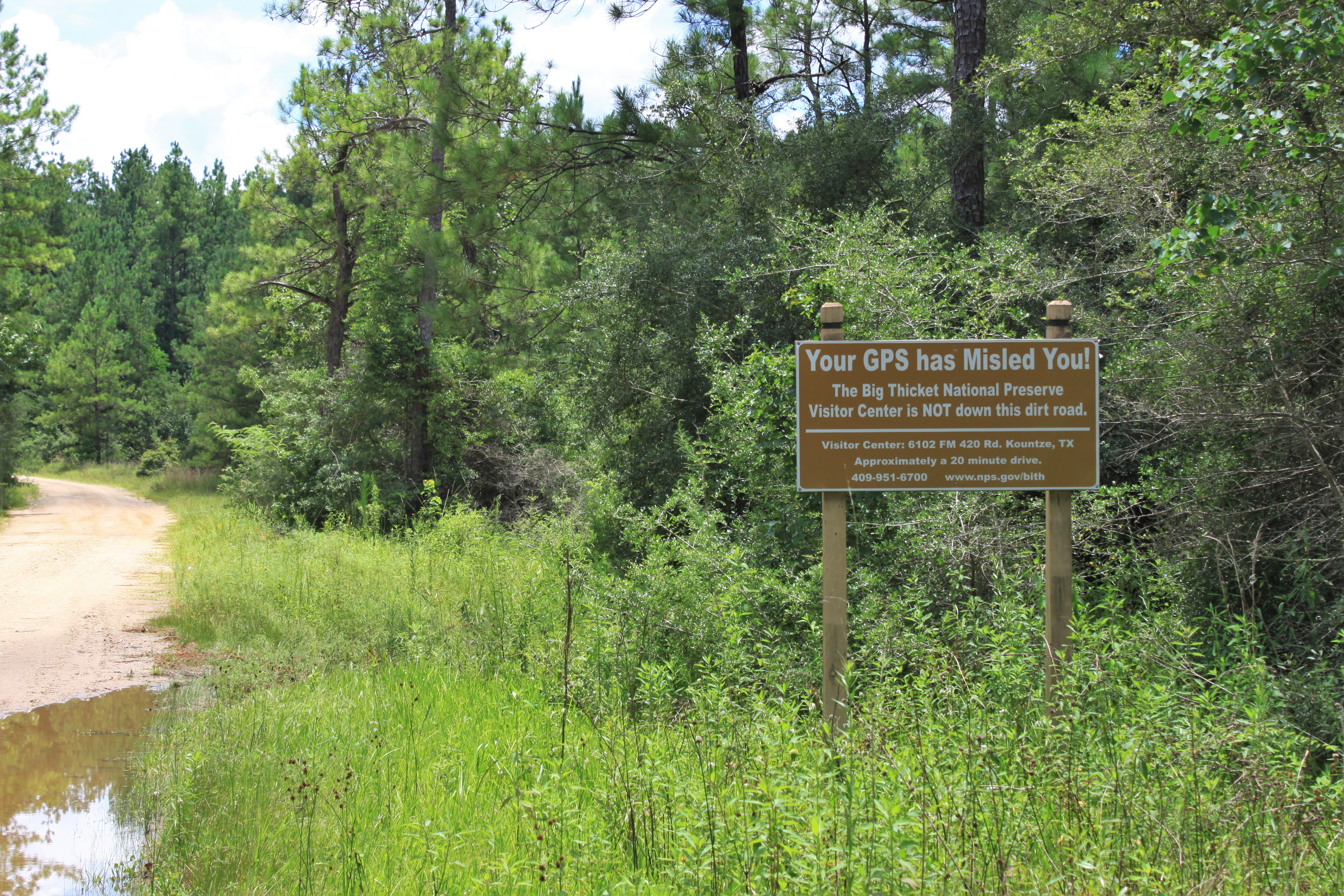 Directions Big Thicket National Preserve U.S. National Park