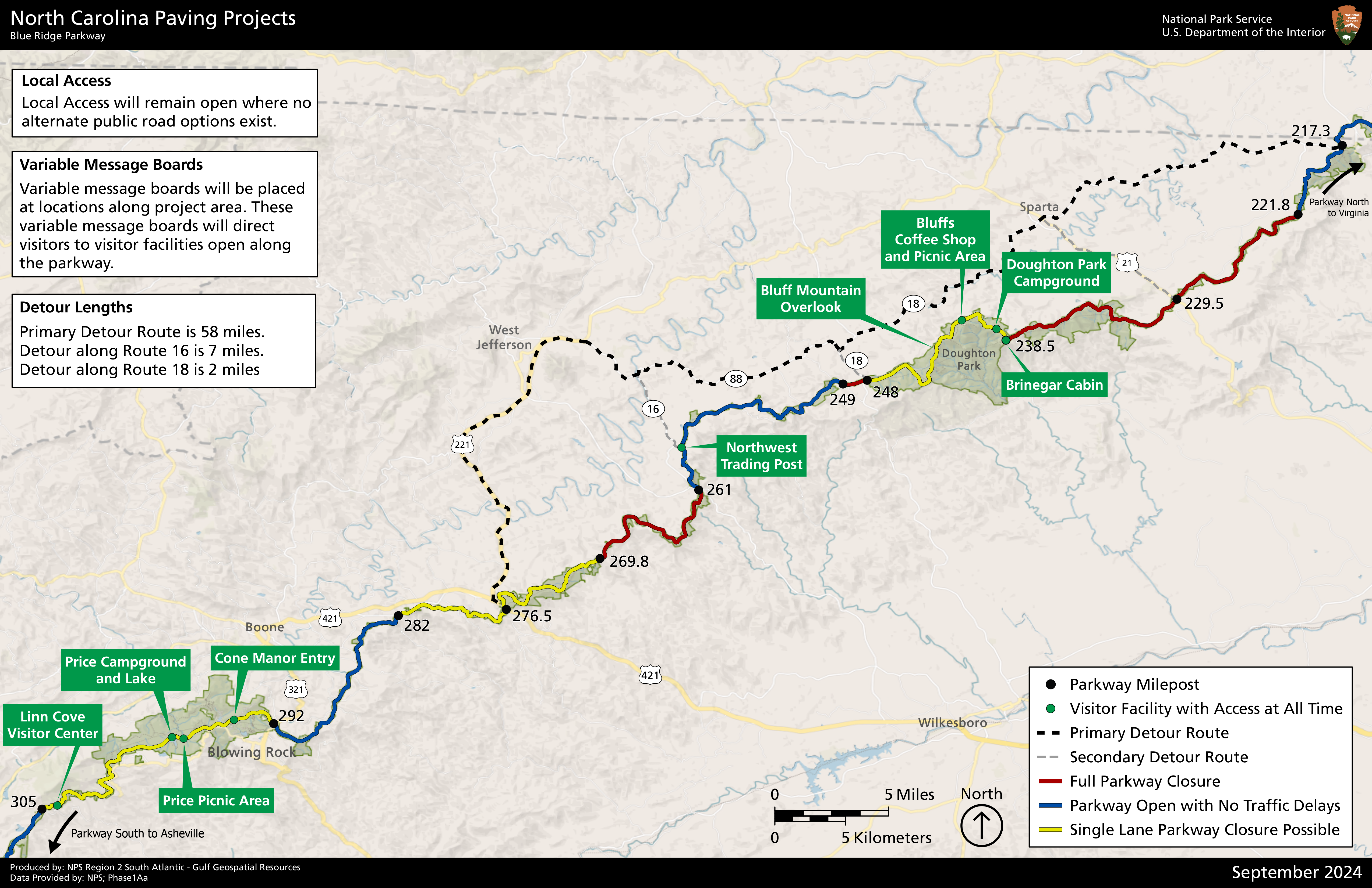 BLRI Detour Map