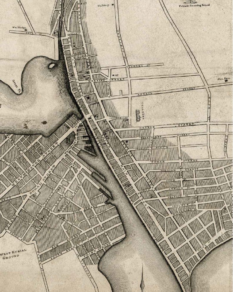 Historic map of Providence, RI