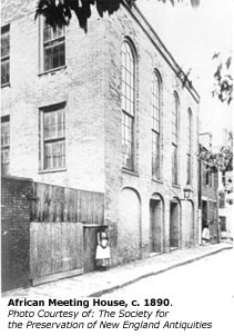 African Meeting House Boston African American National Historic