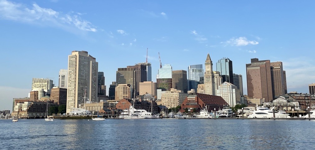 skyline of Boston on a clear day
