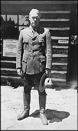 Gerald R Ford, Park Ranger at Yellowstone.