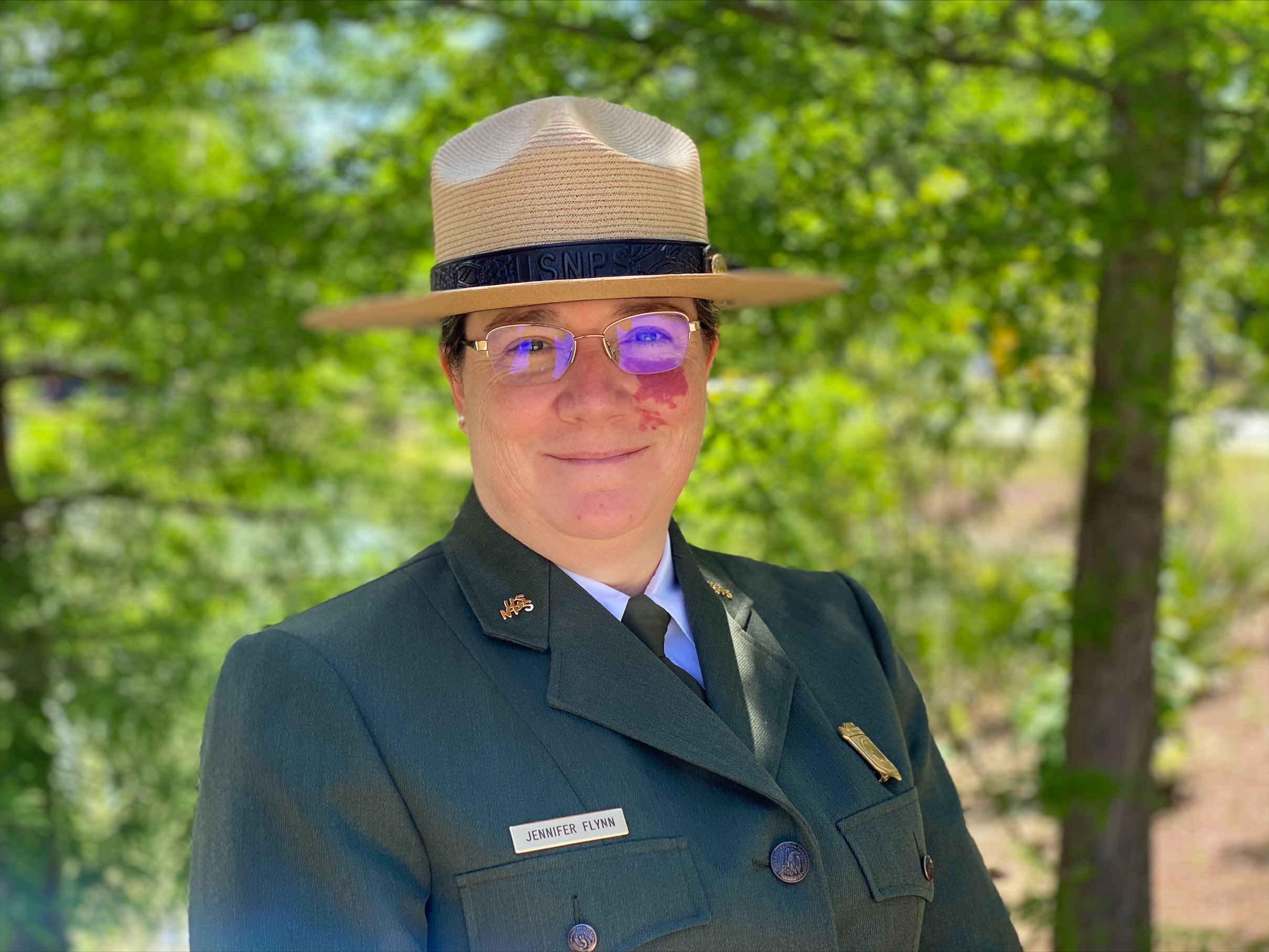 Park ranger in uniform