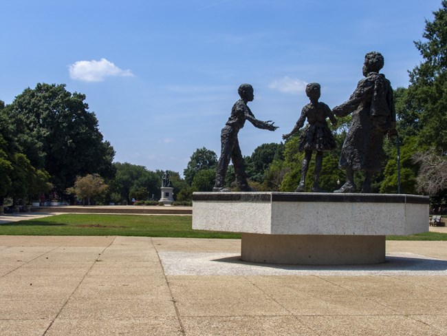 Freedman's Memorial and Bethune Memorial at Lincoln Park, Washington, D.C.