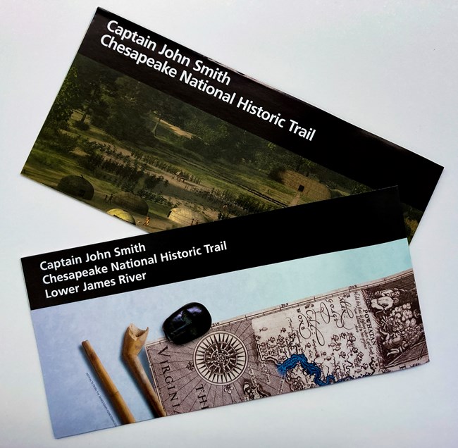 Two NPS unigrid brochures for the Chesapeake National Historic Trail