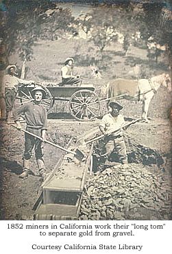 gold rush 1849 tools