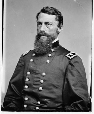 Major General George Stoneman in US Army uniform during the Civil War.