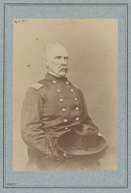 Portrait of Horace Capron in US Army uniform during the Civil War.