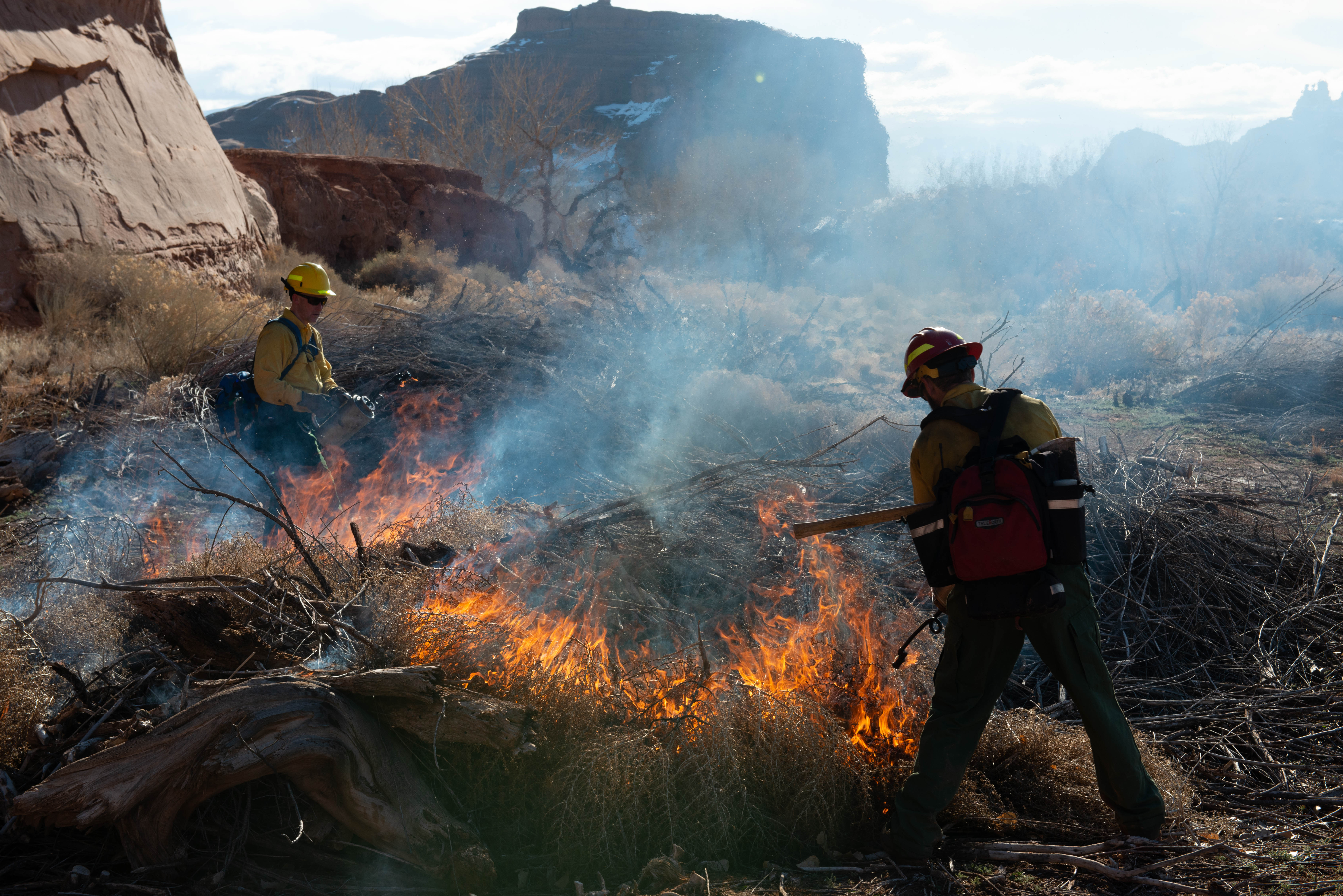 Vegetation pile burns planned in Canyonlands Arches national