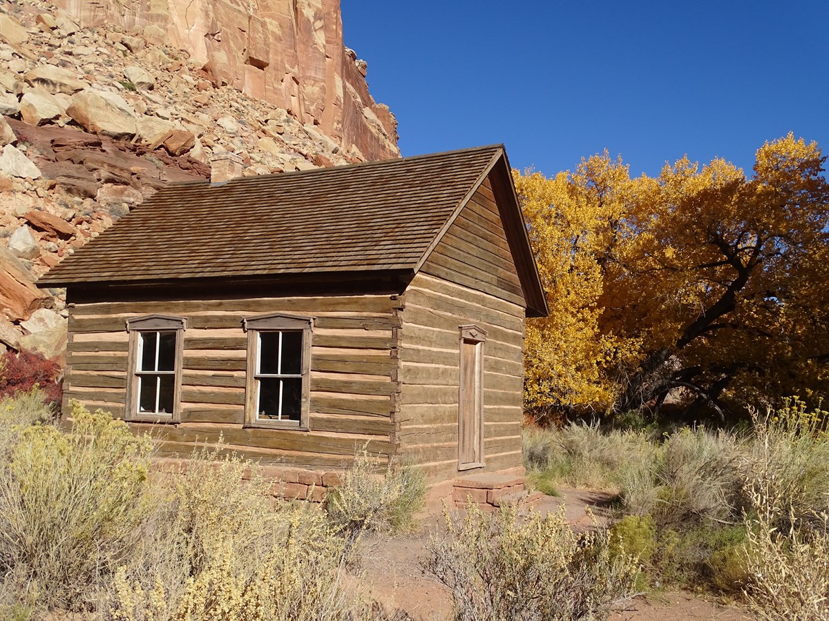 Fruita Schoolhouse Capitol Reef National Park U S National