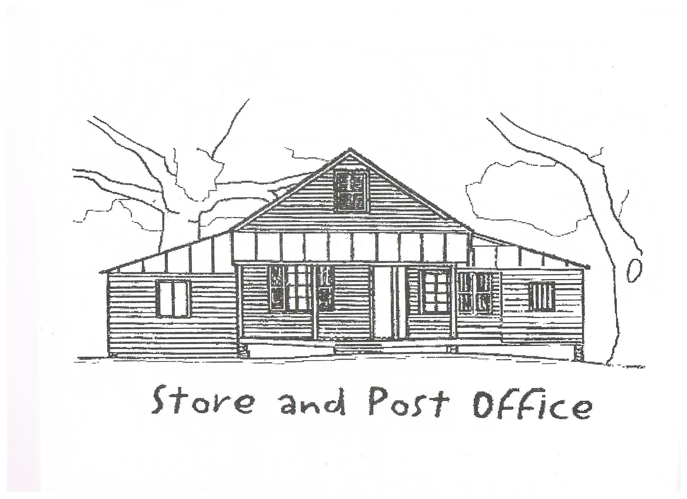 post office building coloring pages