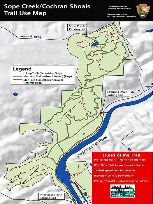 Chattahoochee River Tubing Map Superintendents Compendium Chattahoochee River National Recreation Area U S National Park Service