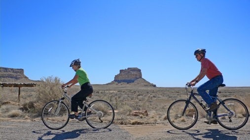 Bicycling at Chaco Chaco Culture National Historical Park U.S