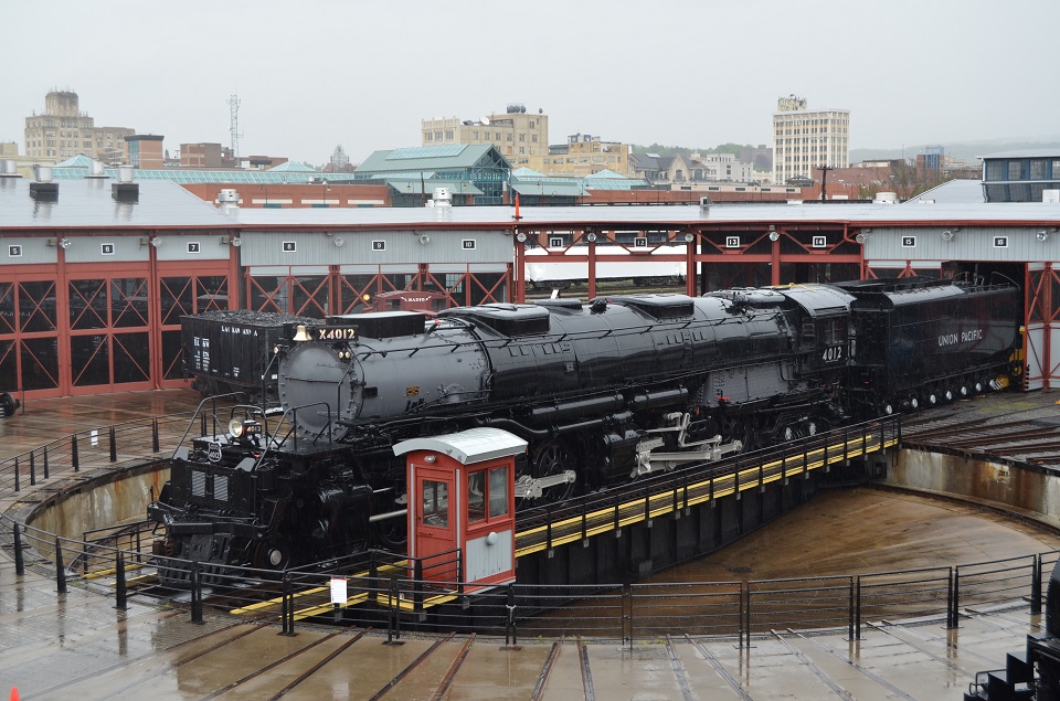 Big Boy No. 4012 Returns to Static Exhibition - Steamtown National