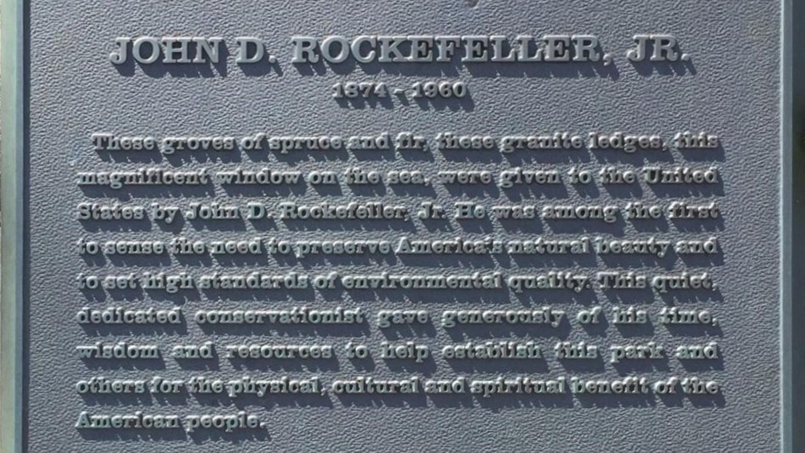 File:John D. Rockefeller, Jr. Plaque.jpg - Wikimedia Commons