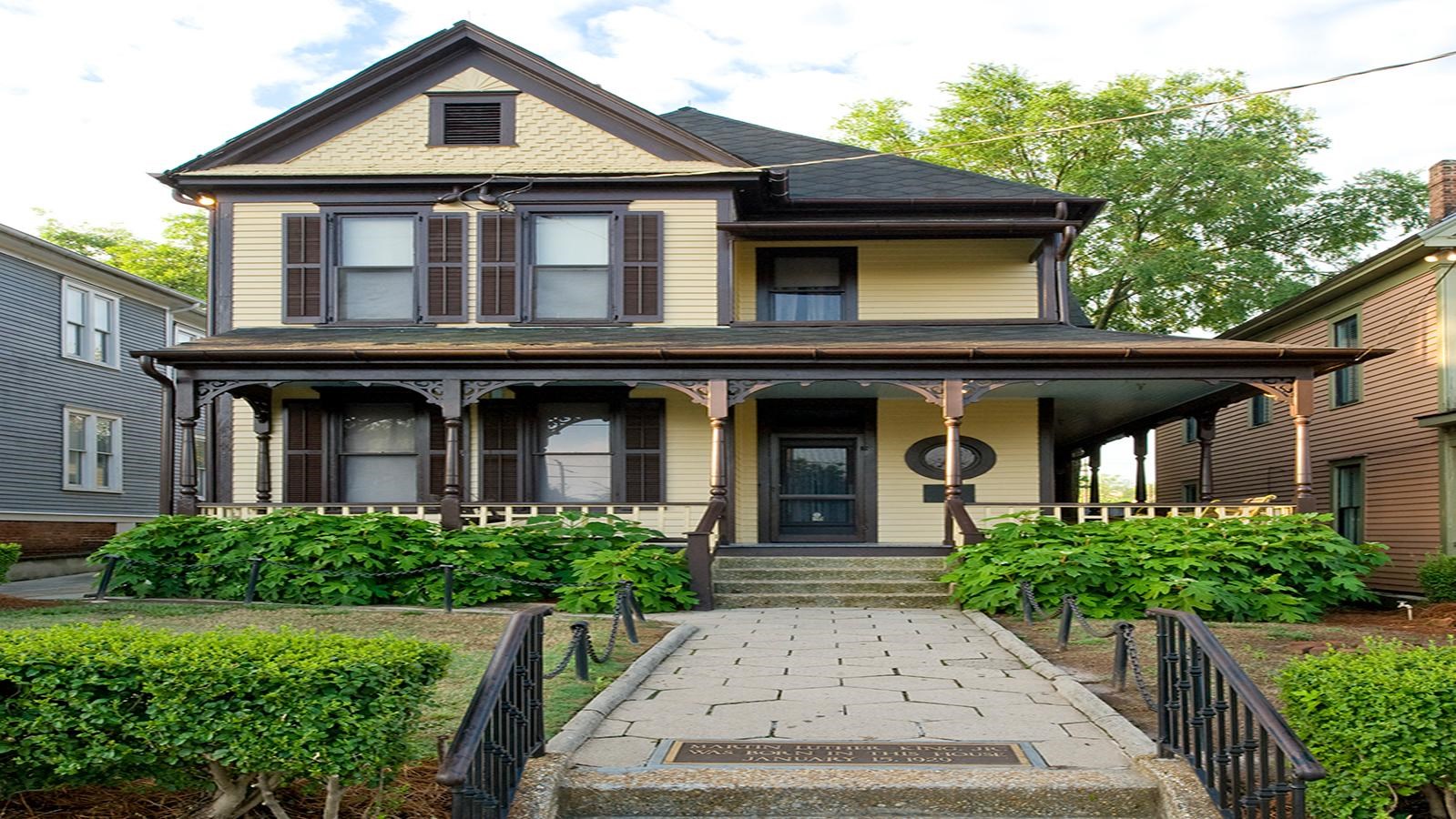 Two story Queen-Anne styled home where Martin Luther King, Jr. was born.