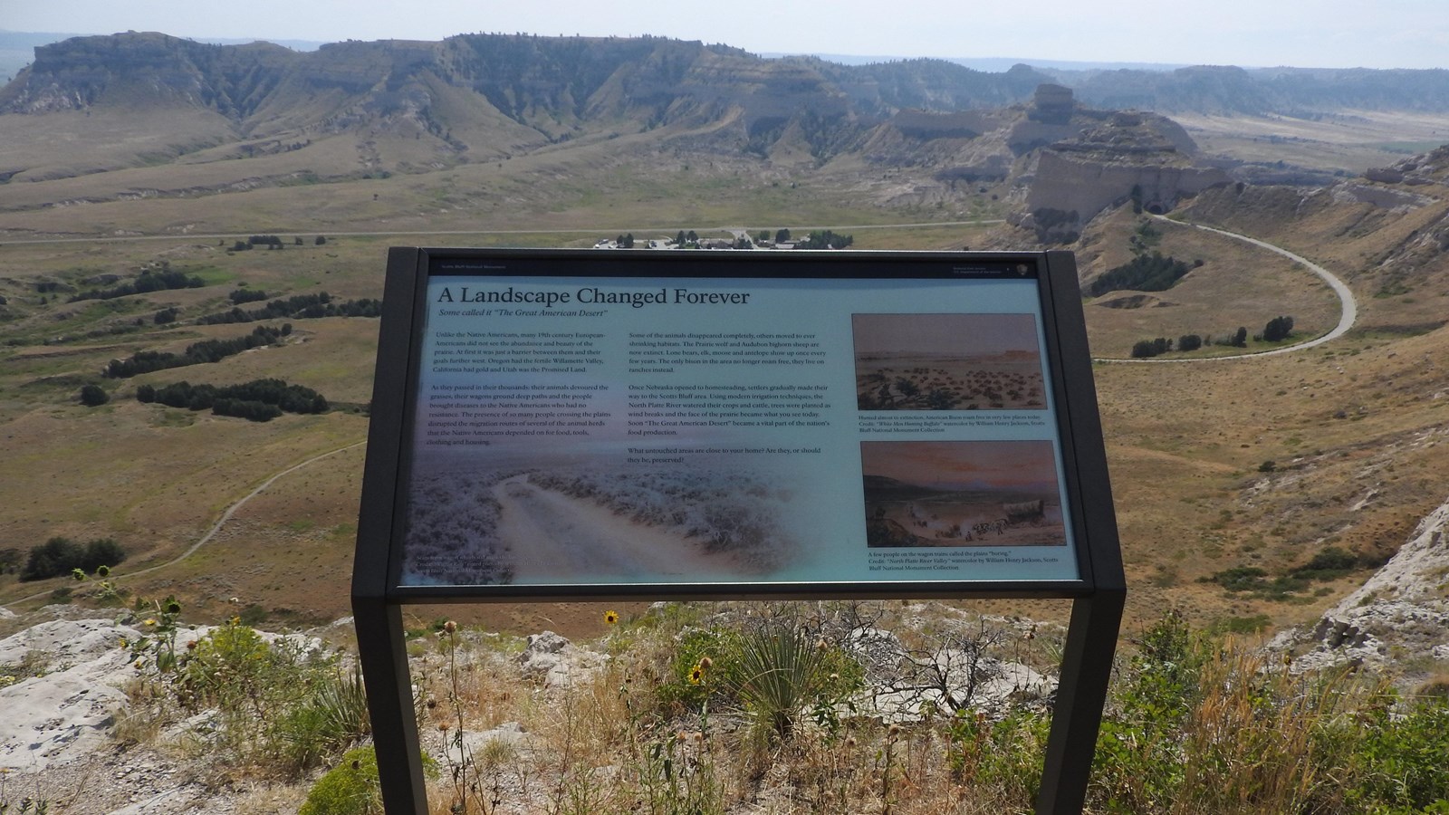 A Landscape Changed Forever Wayside (U.S. National Park Service)