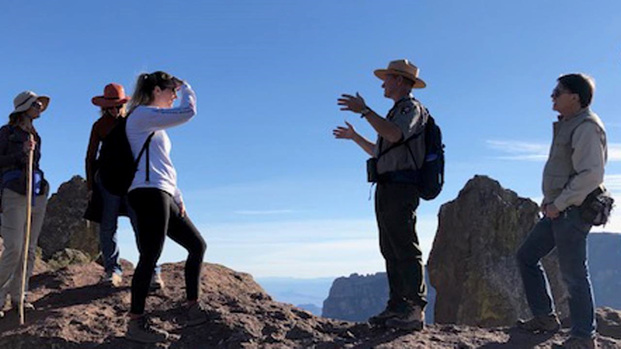 Ranger sharing the wonders of Big Bend