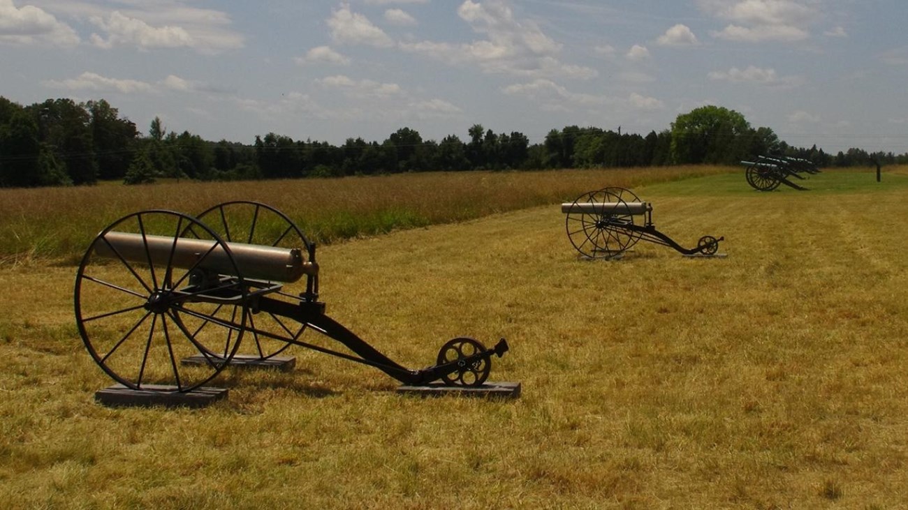 Artillery on Matthews Hill