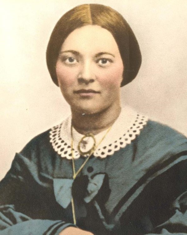 Image of woman in 19th century dress