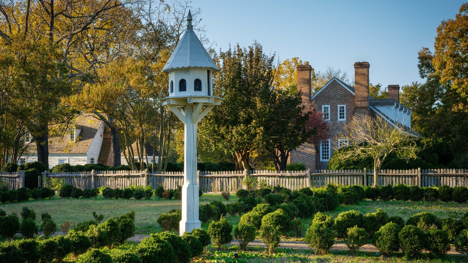 The garden at George Washington Birthplace